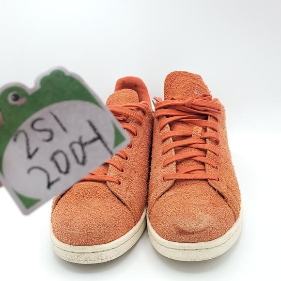 adidas Originals stan smith CQ3091 Hairy Suede Trace Orange men\'s size 11.5 main image 6